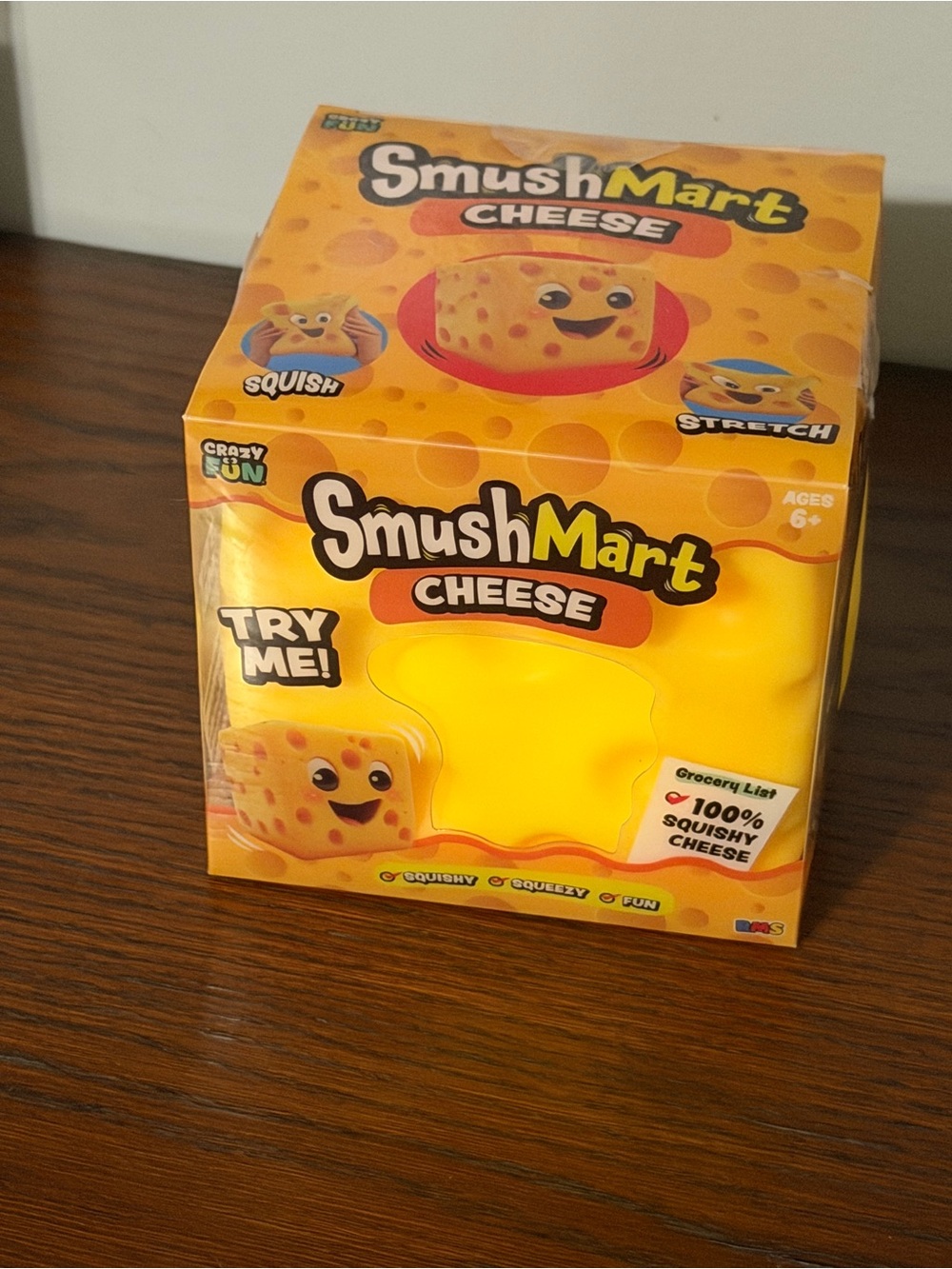 RMS Crazy Fun SmushMart Cheese Squishy
